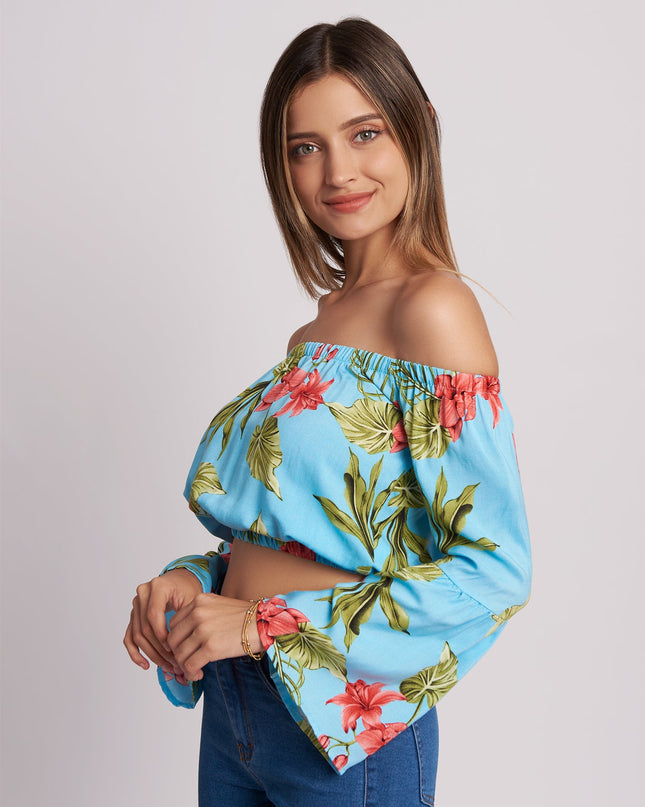 Blusa Rossa 3.0 - Celeste - Tienda Nébula