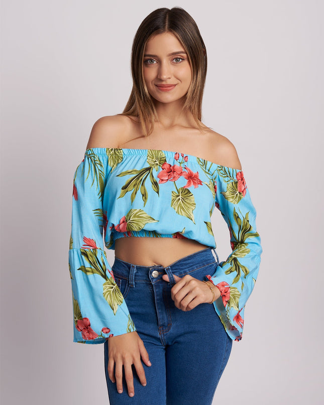 Blusa Rossa 3.0 - Celeste - Tienda Nébula