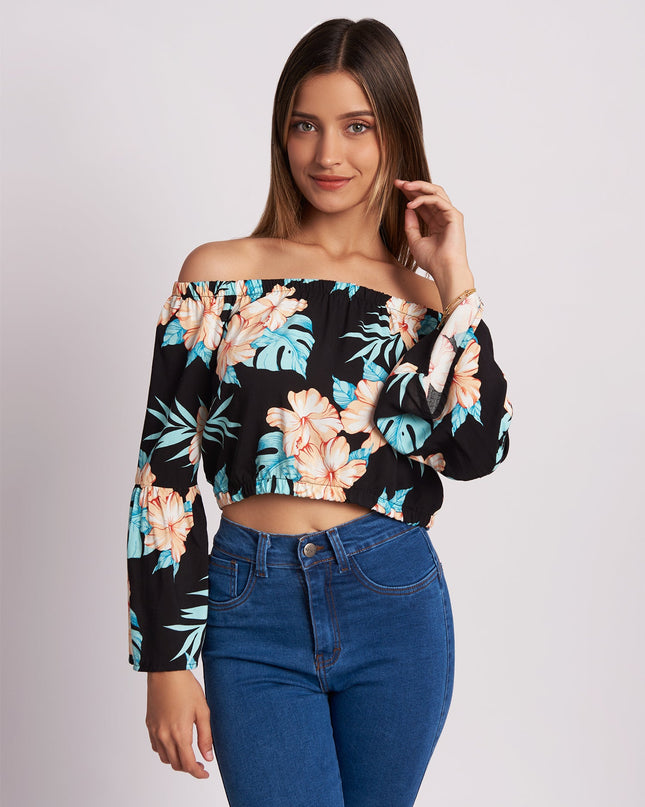 Blusa Rossa 3.0 - Negro - Tienda Nébula