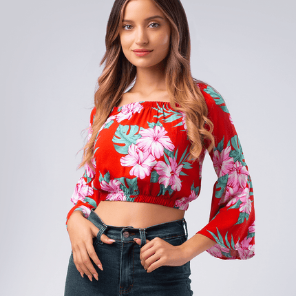 Blusa Rossa 3.0 - Rojo - Tienda Nébula