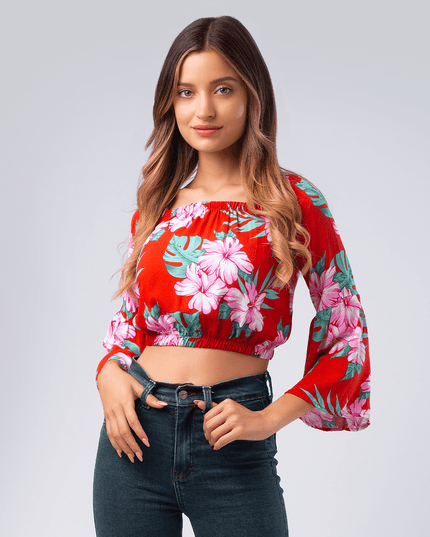 Blusa Rossa 3.0 - Rojo - Tienda Nébula