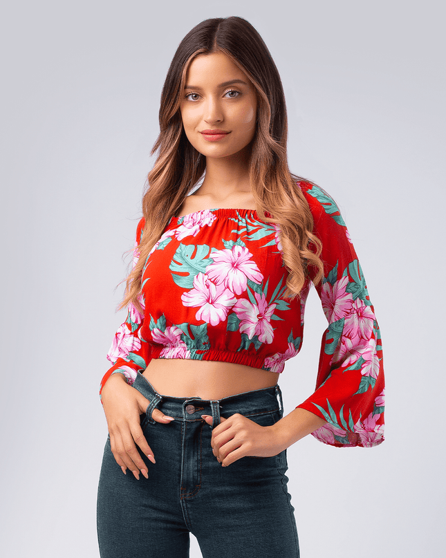 Blusa Rossa 3.0 - Rojo - Tienda Nébula