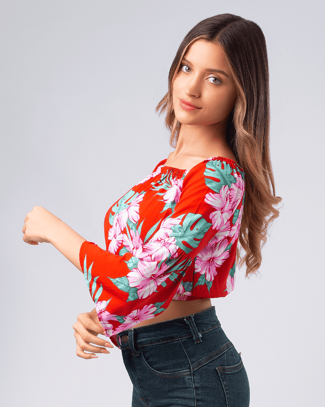 Blusa Rossa 3.0 - Rojo - Tienda Nébula