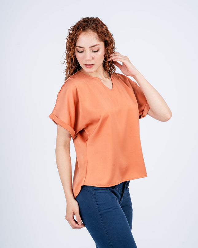Blusa Shari - Ladrillo - Tienda Nébula