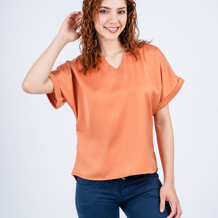 Blusa Shari - Ladrillo - Tienda Nébula
