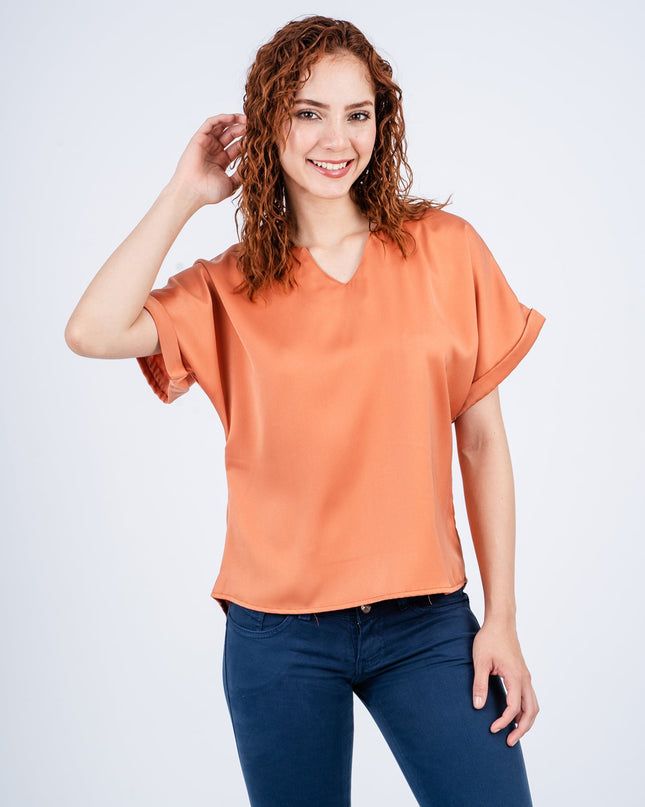 Blusa Shari - Ladrillo - Tienda Nébula