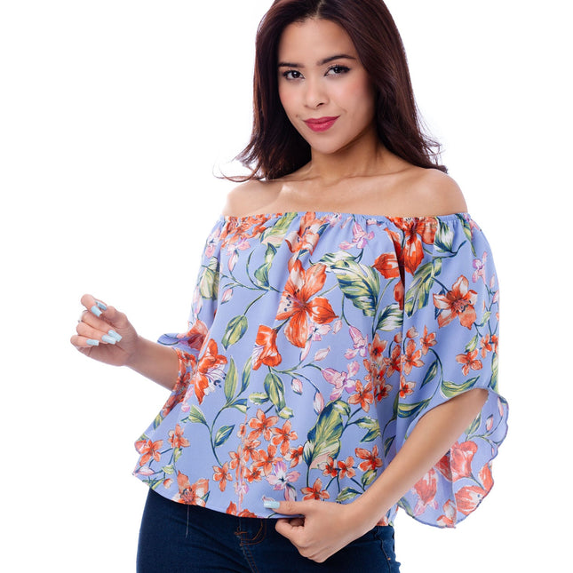 Blusa Xiomi - Azul - Tienda Nébula