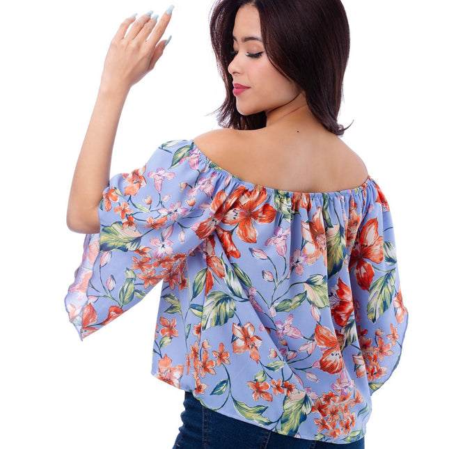 Blusa Xiomi - Azul - Tienda Nébula