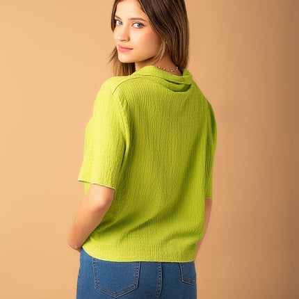 Blusa Yanixa - Verde Limo - Tienda Nébula