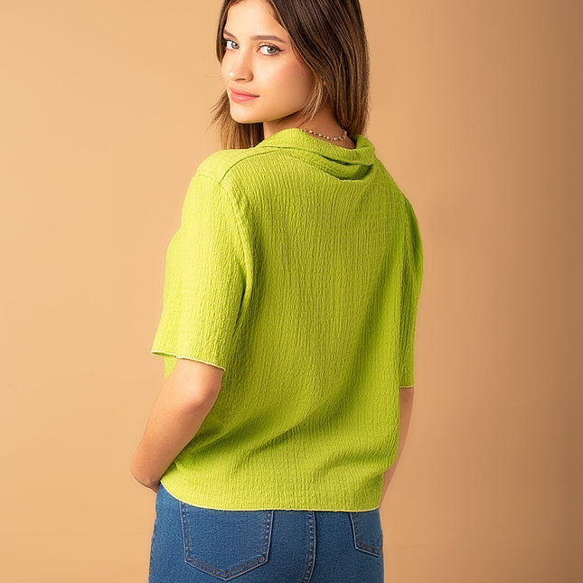 Blusa Yanixa - Verde Limo - Tienda Nébula