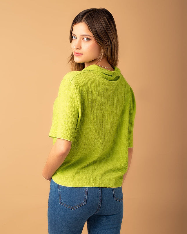 Blusa Yanixa - Verde Limo - Tienda Nébula