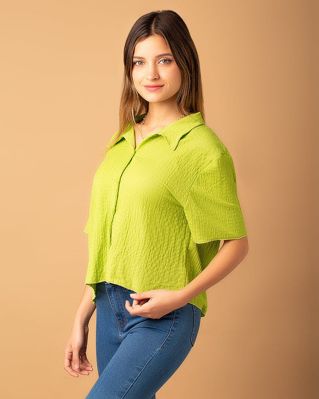 Blusa Yanixa - Verde Limo - Tienda Nébula