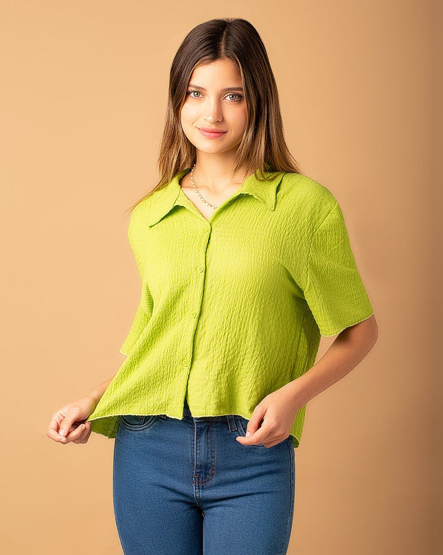 Blusa Yanixa - Verde Limo - Tienda Nébula