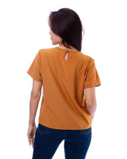 Blusa Zibelle - Camel - Tienda Nébula