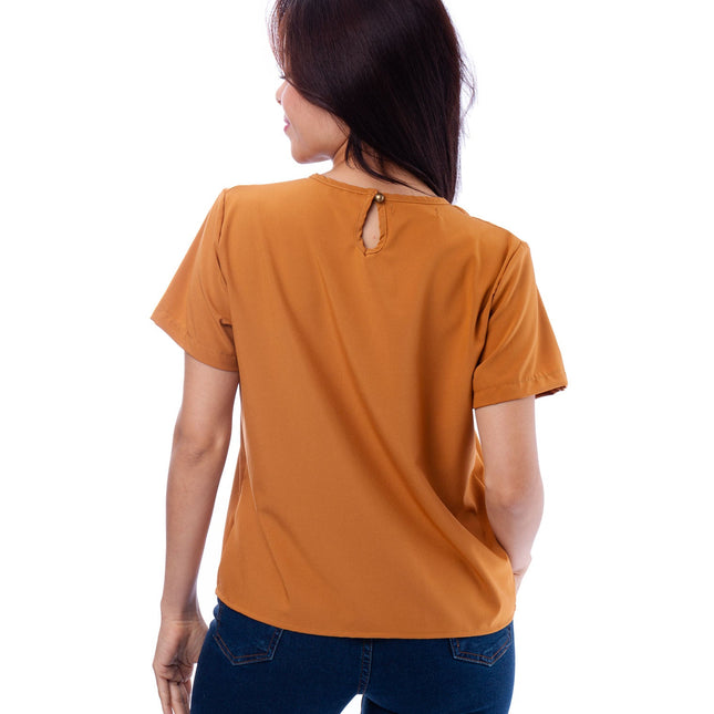 Blusa Zibelle - Camel - Tienda Nébula