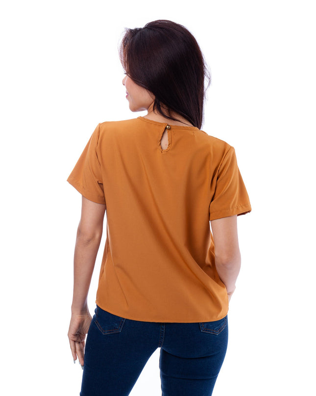Blusa Zibelle - Camel - Tienda Nébula