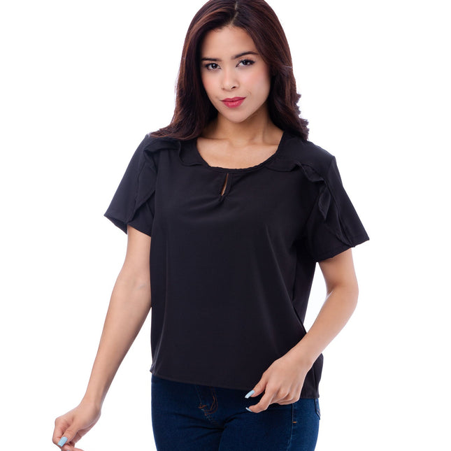 Blusa Zibelle - Negro - Tienda Nébula