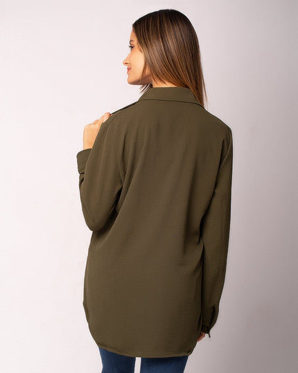 Blusa Zillal - Militar - Tienda Nébula