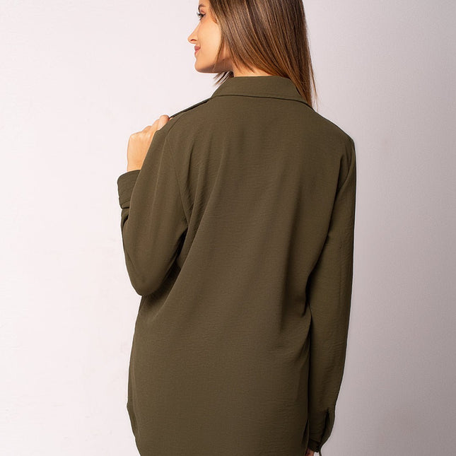 Blusa Zillal - Militar - Tienda Nébula