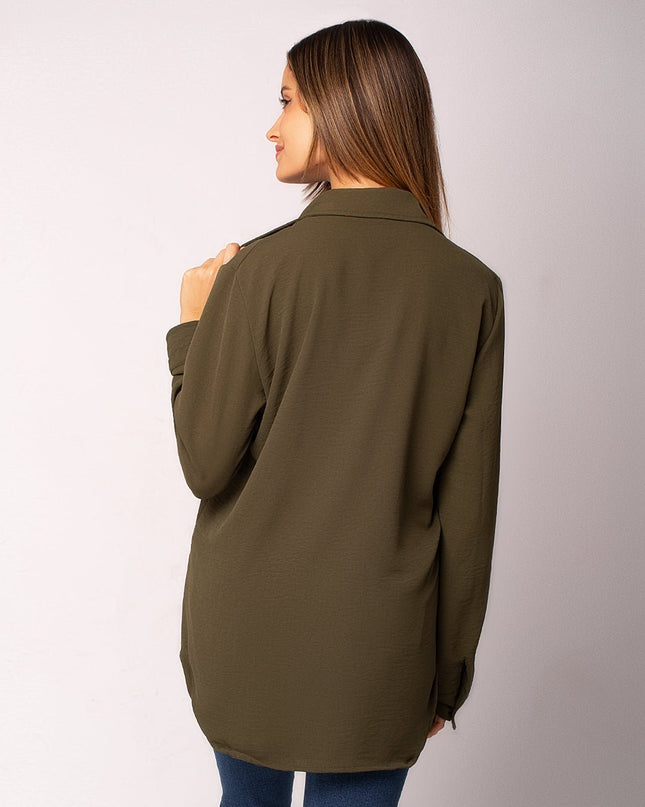Blusa Zillal - Militar - Tienda Nébula
