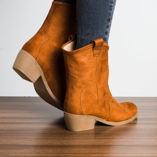 Bota Jessie - Camel - Tienda Nébula