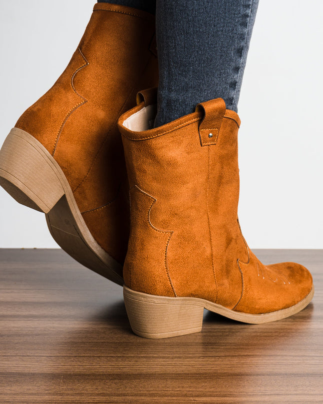 Bota Jessie - Camel - Tienda Nébula