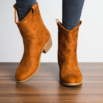 Bota Jessie - Camel - Tienda Nébula