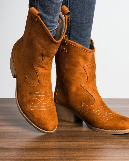 Bota Jessie - Camel - Tienda Nébula