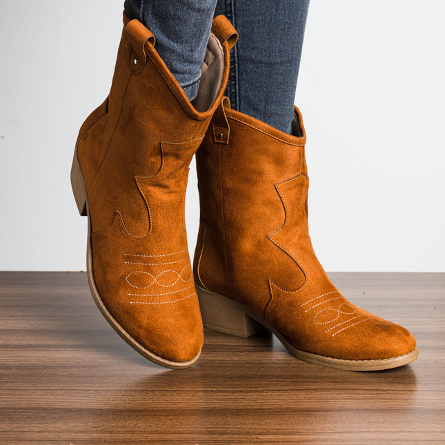 Bota Jessie - Camel - Tienda Nébula