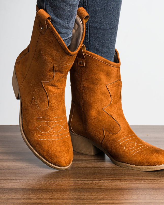 Bota Jessie - Camel - Tienda Nébula