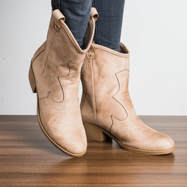 Bota Jessie - Nude - Tienda Nébula