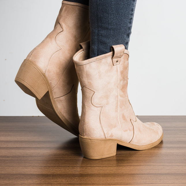 Bota Jessie - Nude - Tienda Nébula
