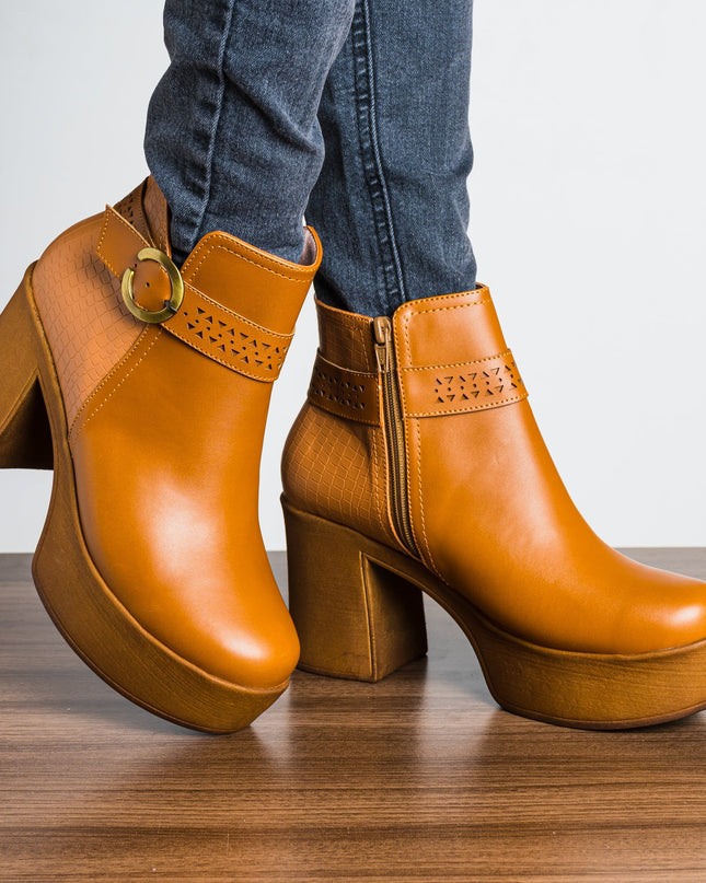 Botas Abbie - Camel - Tienda Nébula
