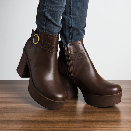 Botas Abbie - Marrón - Tienda Nébula