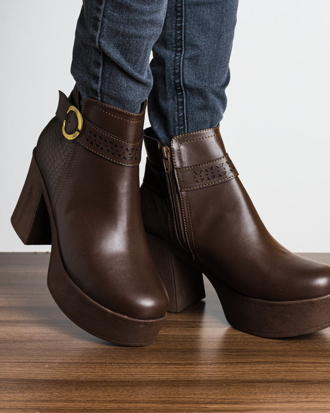 Botas Abbie - Marrón - Tienda Nébula