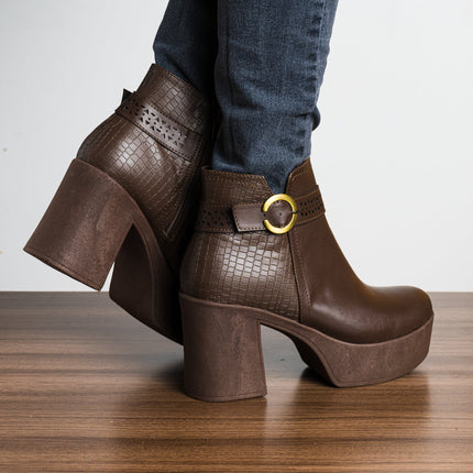 Botas Abbie - Marrón - Tienda Nébula