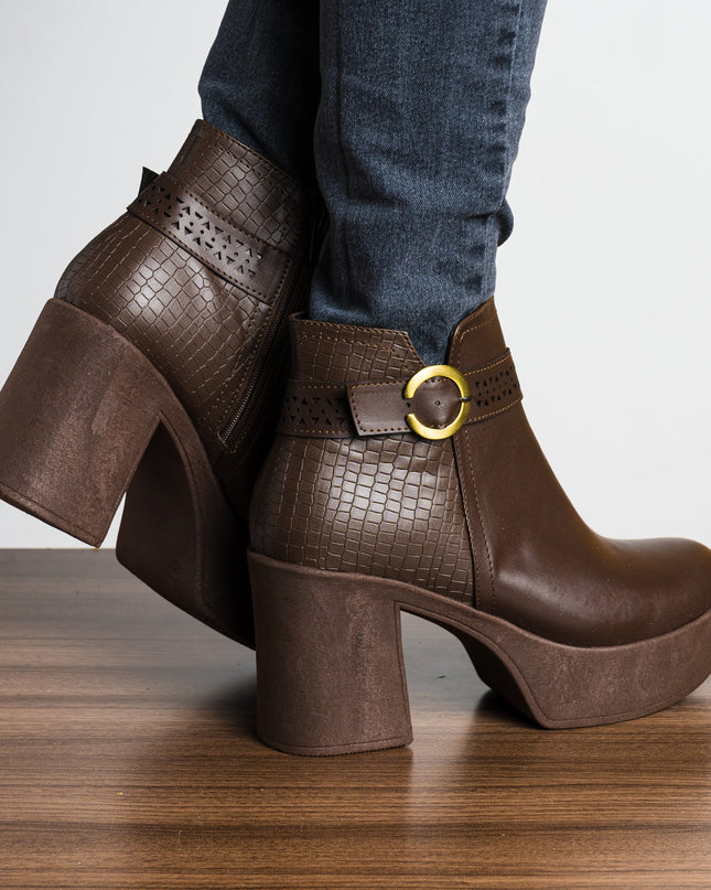 Botas Abbie - Marrón - Tienda Nébula