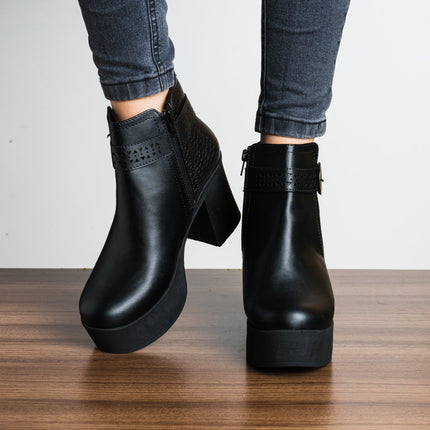 Botas Abbie - Negro - Tienda Nébula
