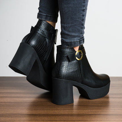 Botas Abbie - Negro - Tienda Nébula