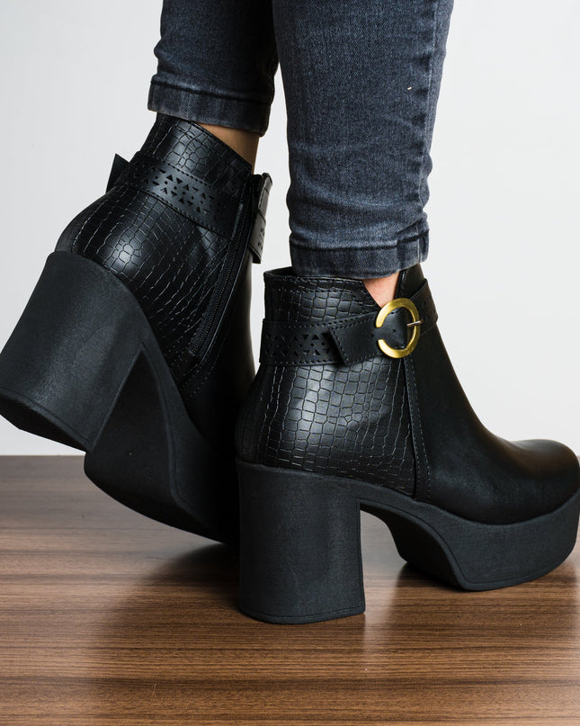 Botas Abbie - Negro - Tienda Nébula
