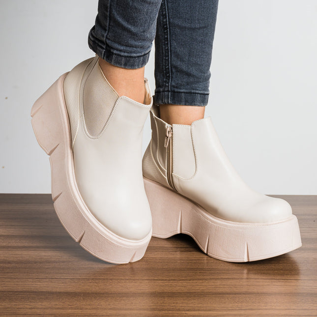 Botas Angeline - Nude - Tienda Nébula