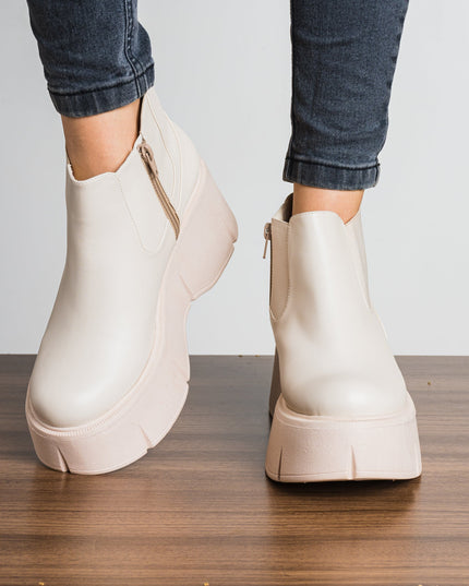 Botas Angeline - Nude - Tienda Nébula
