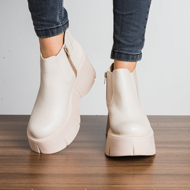 Botas Angeline - Nude - Tienda Nébula