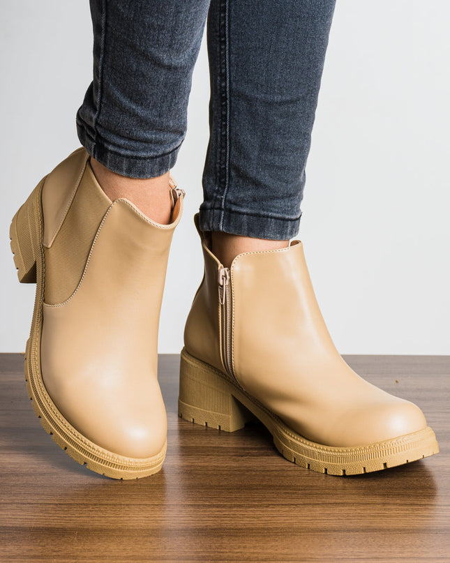 Botas Anna - Beige - Tienda Nébula
