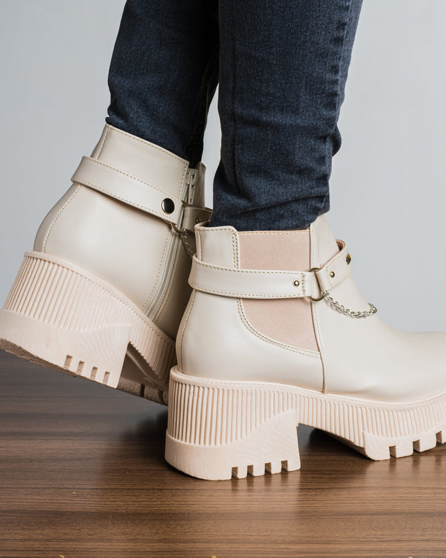 Botas Arisbeth - Nude - Tienda Nébula