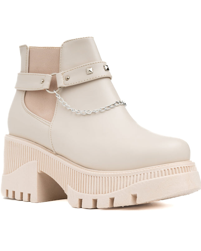 Botas Arisbeth - Nude - Tienda Nébula