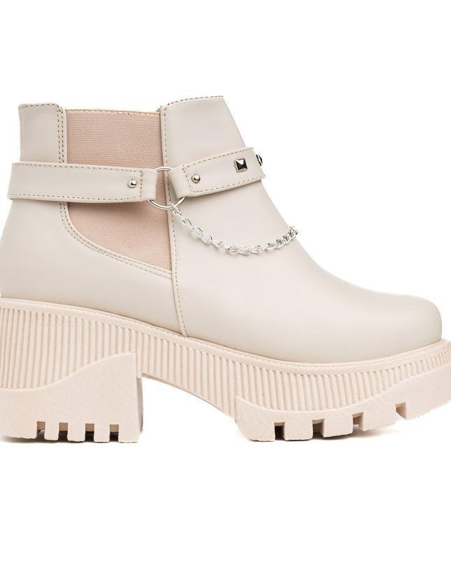 Botas Arisbeth - Nude - Tienda Nébula