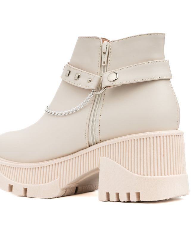 Botas Arisbeth - Nude - Tienda Nébula