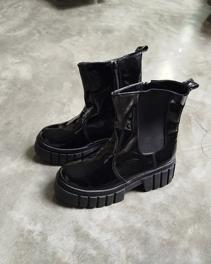 Botas Artigas - Negro Charol (Yayita) - Tienda Nébula