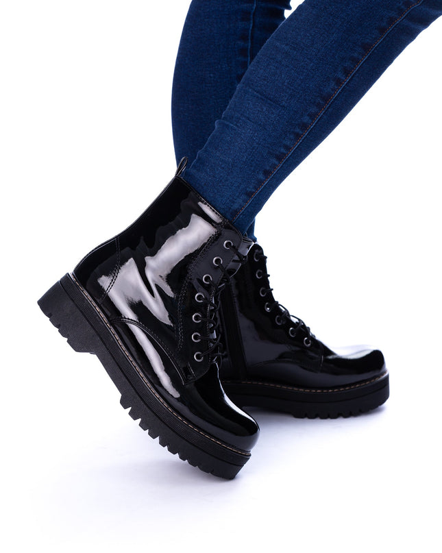 Botas Bado - Negro Charol - Tienda Nébula